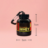 Protein Powder Container Keychain