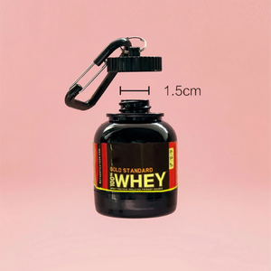 Protein Powder Container Keychain