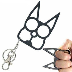 Cute Cat Self Defence Keychain