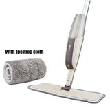 Spray Floor Mop with Reusable Microfiber Pads