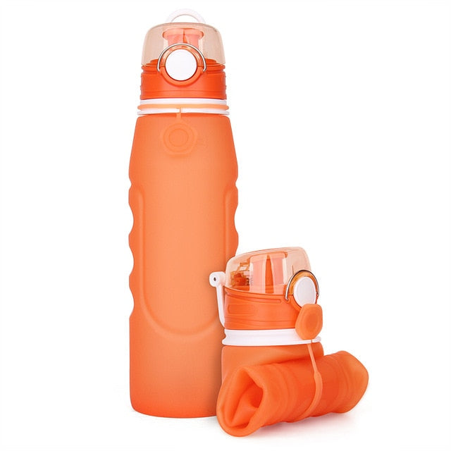 Folding Silicone Water Bottle 750ml