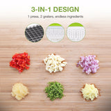 Manual Vegetable Fruit Chopper Slicer