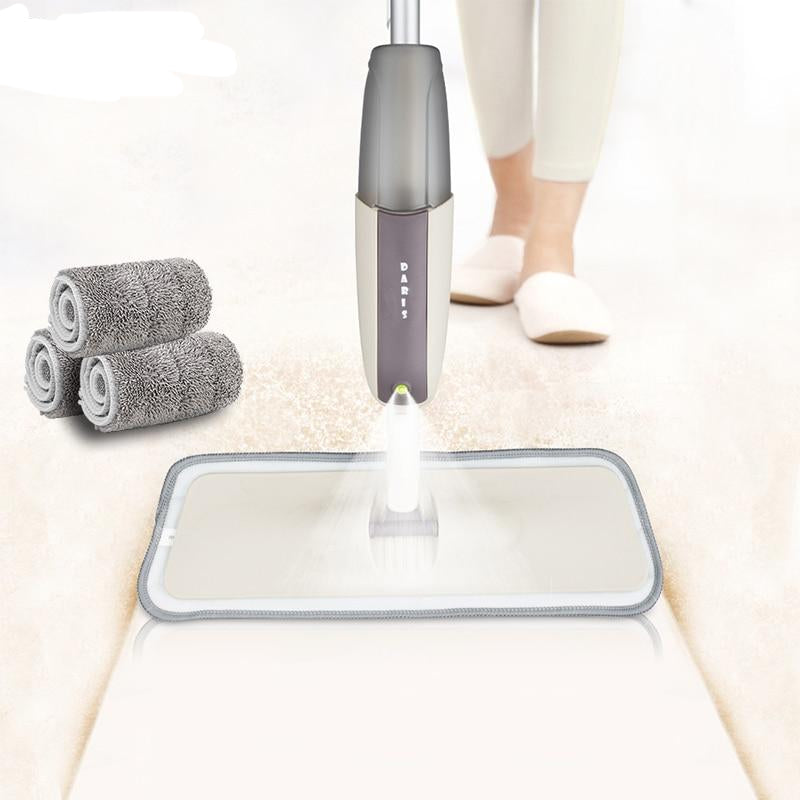 Spray Floor Mop with Reusable Microfiber Pads